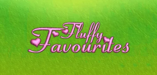 Logo for the slot game Fluffy Favourites