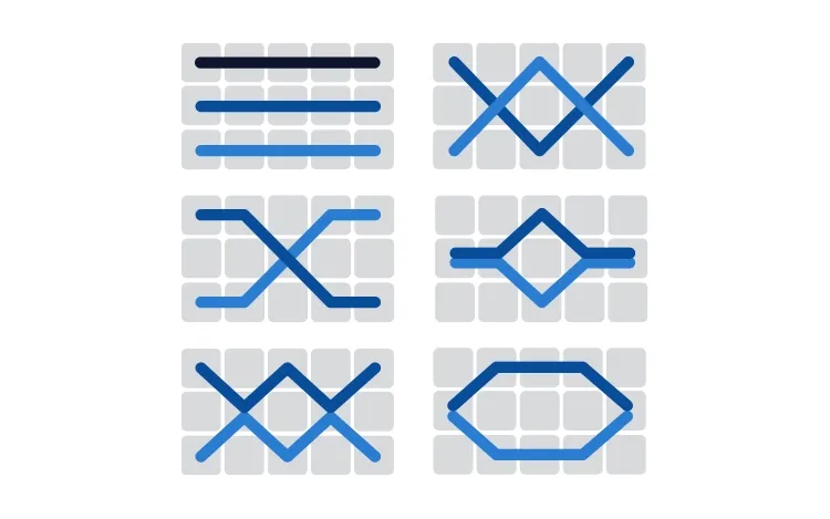 Slot paylines show where symbols need to land to get a winning combination