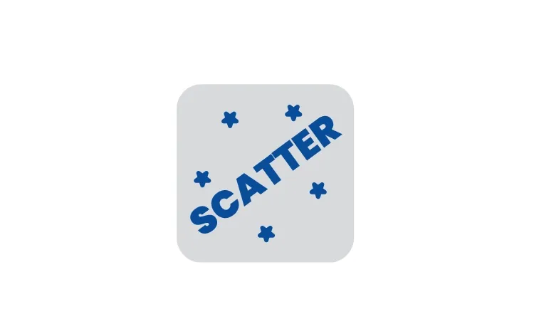 Scatter symbols can appear anywhere on the slot reels