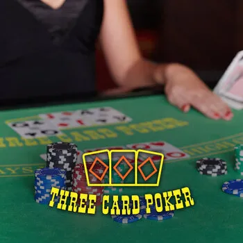 Three Card Poker game logo