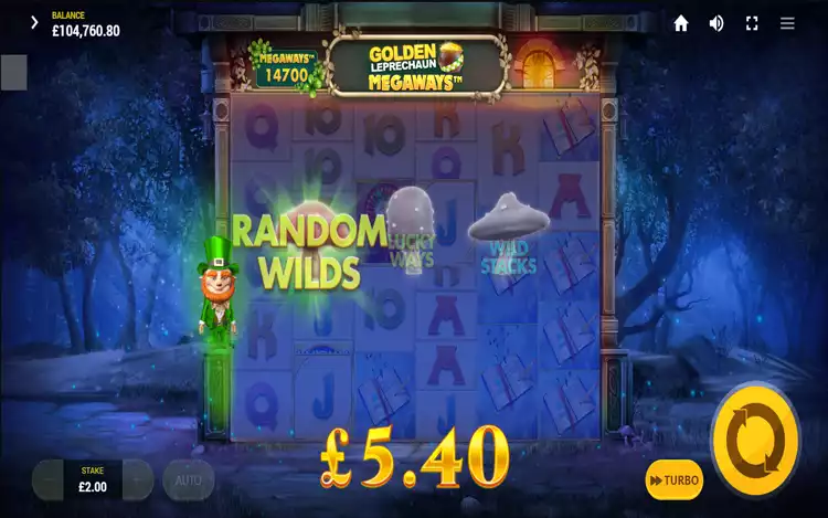 Golden Leprechaun Megaways - 3 Leprechaun Bonus Choices Feature