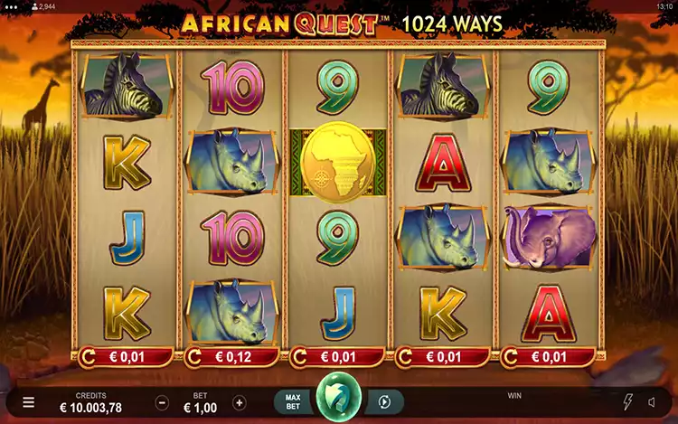 African Quest - Game Controls