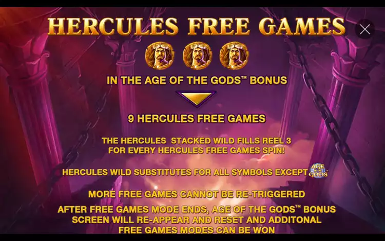 Age Of The Gods Hercules Free Games