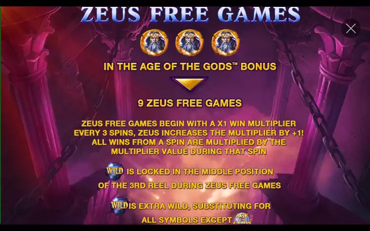 Age Of The Gods Zeus Free Games