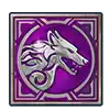 Avalon Gold - Wolf Symbol