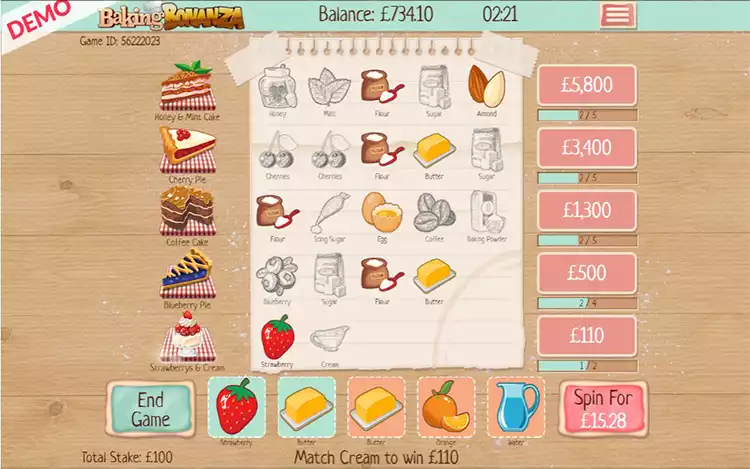 Baking Bonanza - Game Graphics
