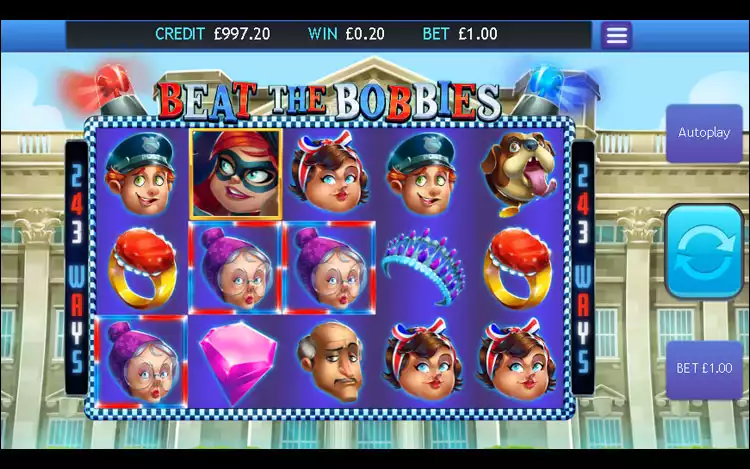 Beat The Bobbies slot - Step 4