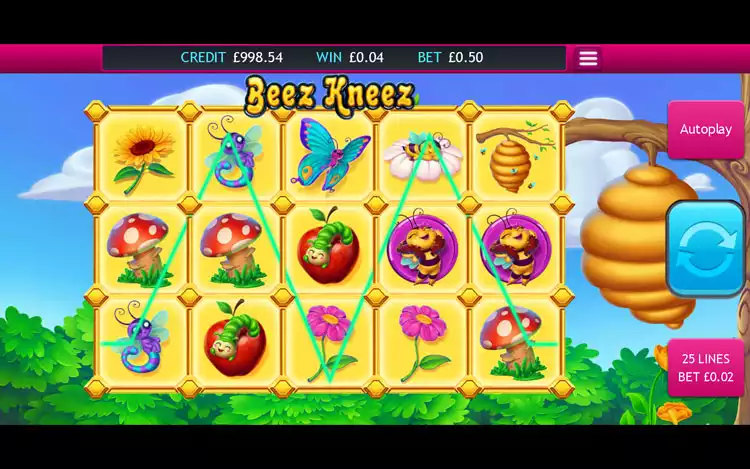 Beez Kneez slot - Step 4