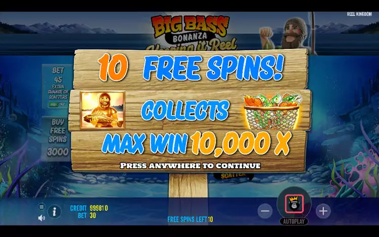 Big Bass Keeping It Reel - Free Spins