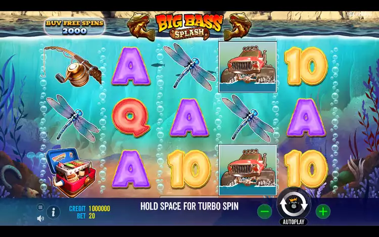 Big Bass Splash - Game Controls