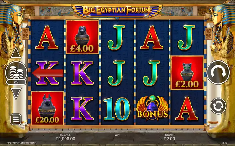Big Egyptian Fortune - Step Bet