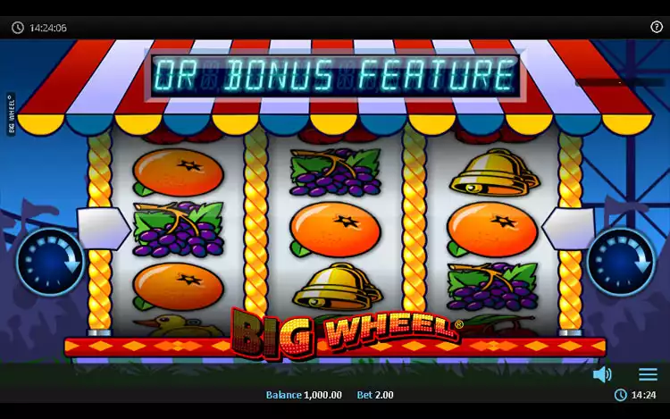 Big Wheel Slot - Game Control