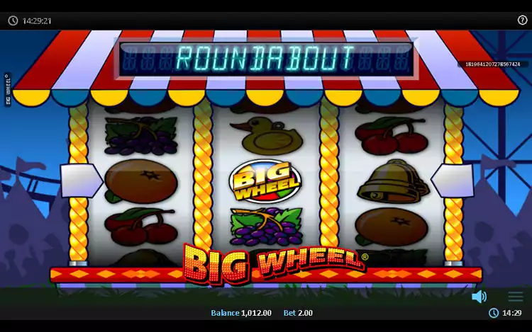 Big Wheel Slot - Round About Feature