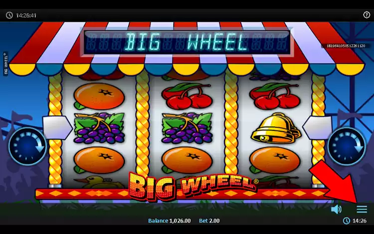 Big Wheel Slot - Step 1