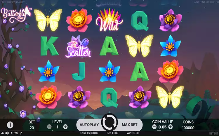 Butterfly Staxx - Game Graphics