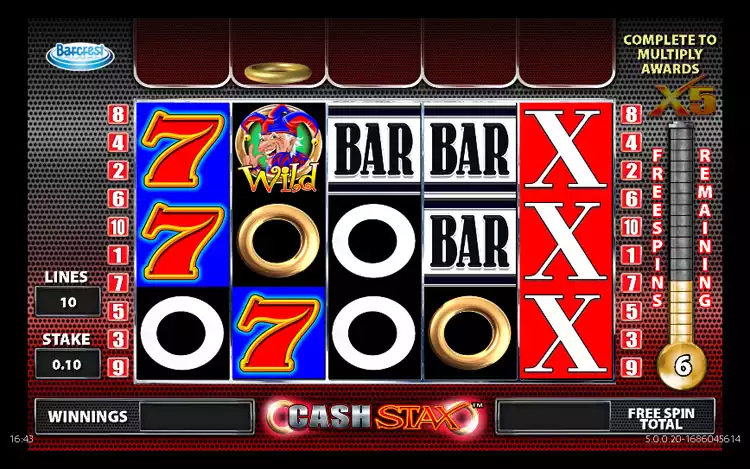 Cash Stax - Free Spin Feature