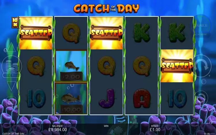 Catch Of The Day - Free Spins Bonus Feature
