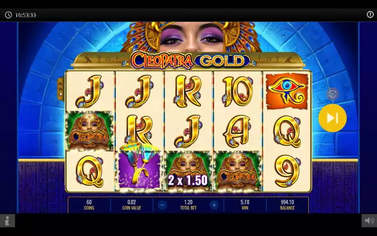 Cleopatra Gold slot - Step 4