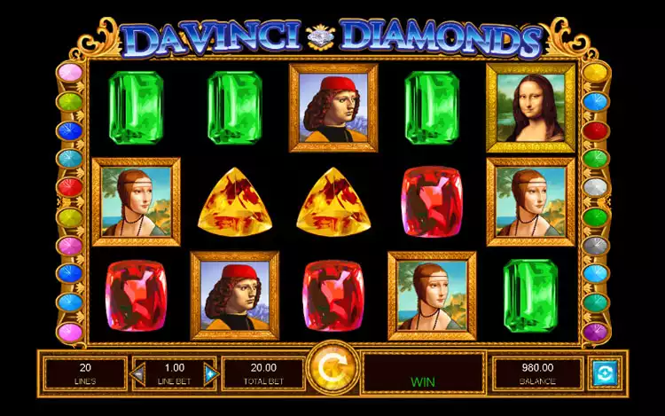 Da Vinci Diamonds - Game Graphics