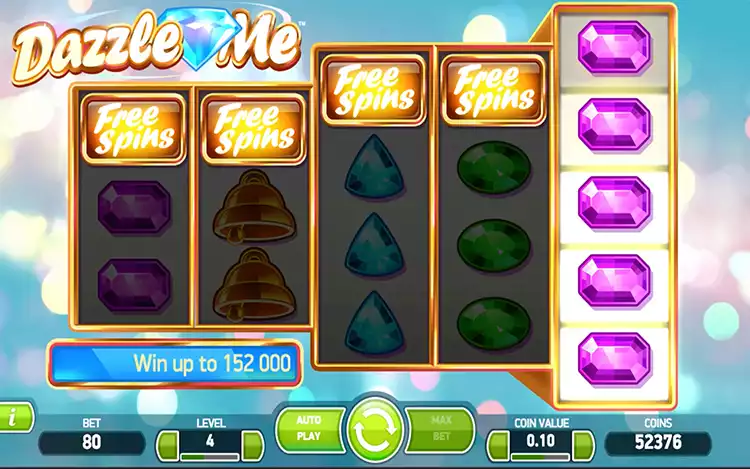 Dazzle Me - Free Spins Feature