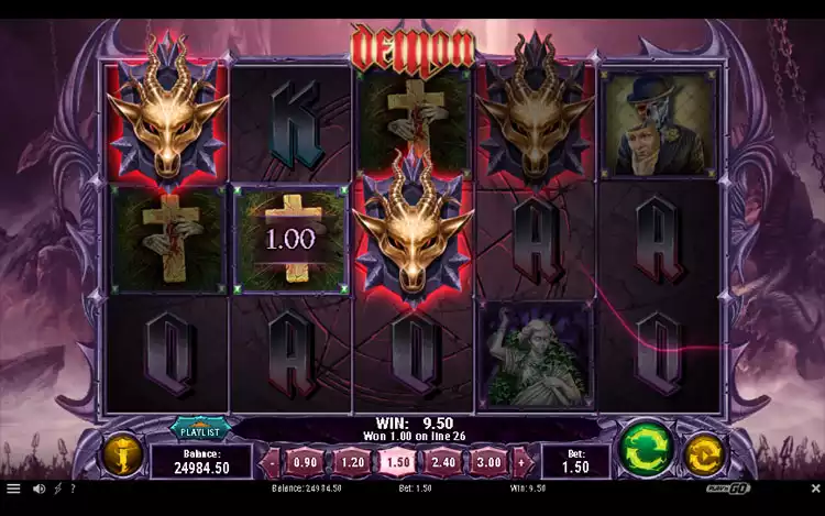 Demon slot - Wild Mask Feature