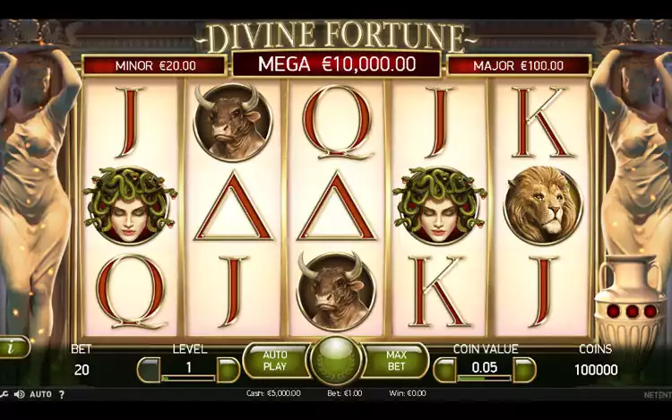 Divine Fortune - Game Control