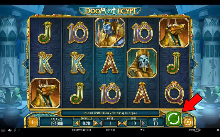 Doom of Egypt Slot - Step 3