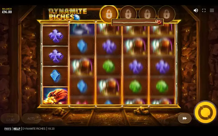 Dynamite Riches slot - Game Graphics