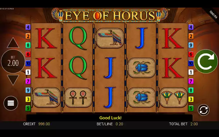 Eye of Horus Game Control