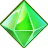 Pile 'Em Up - Green Diamond Symbol