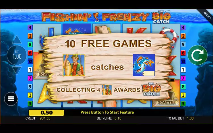 Fishin Frenzy Big Catch Free Games