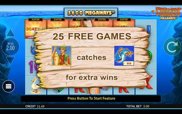 Fishin Frenzy Megaways - Free Spin