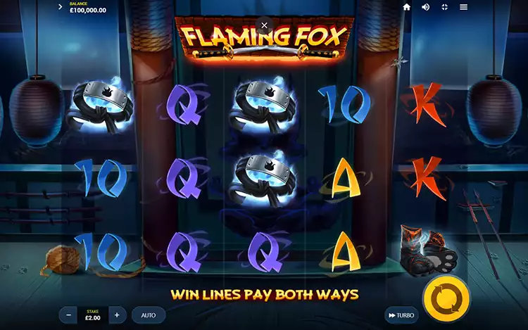 Flaming Fox -  Game Controls