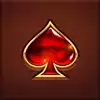 Fortunium - Red Glass Spade Symbol