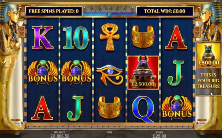 Big Egyptian Fortune - Free Spins Feature