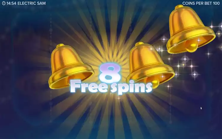 Electric Sam - Free Spins Feature