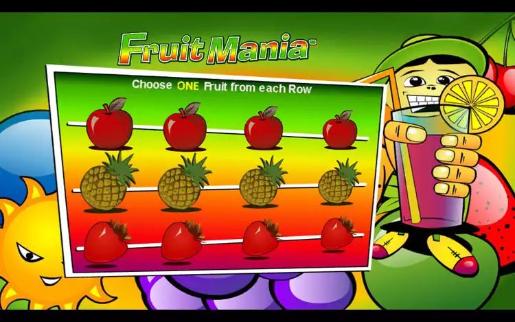 Fruit Mania slot - Bonus Games Feature