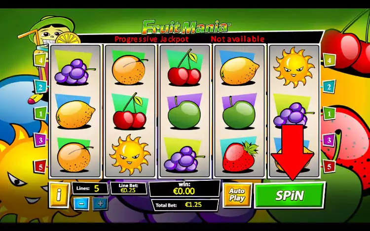 Fruit Mania slot - Step 3