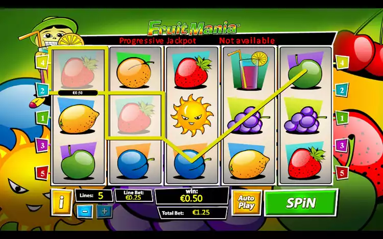 Fruit Mania slot - Step 4