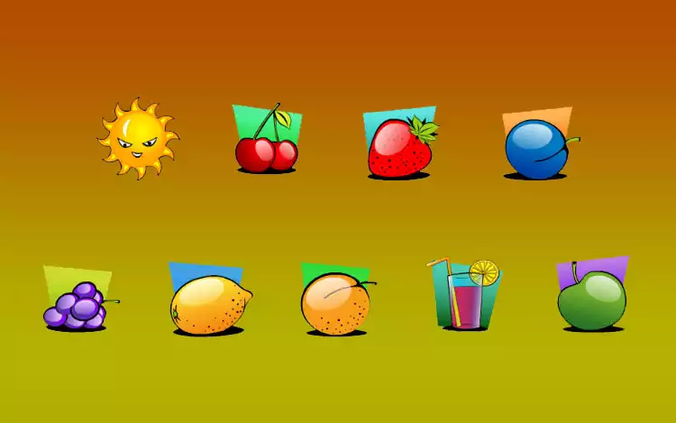 Fruit Mania slot - Symbol assets