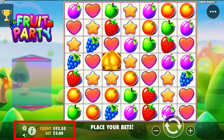 Fruit Party - Step Menu