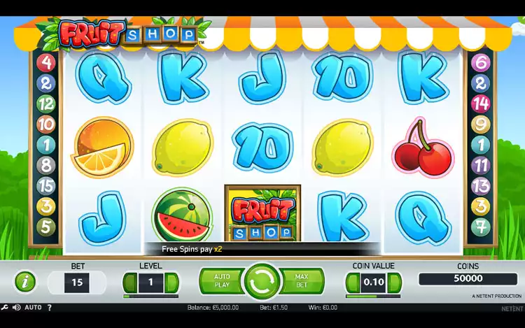 Fruit Shop - Game Controls