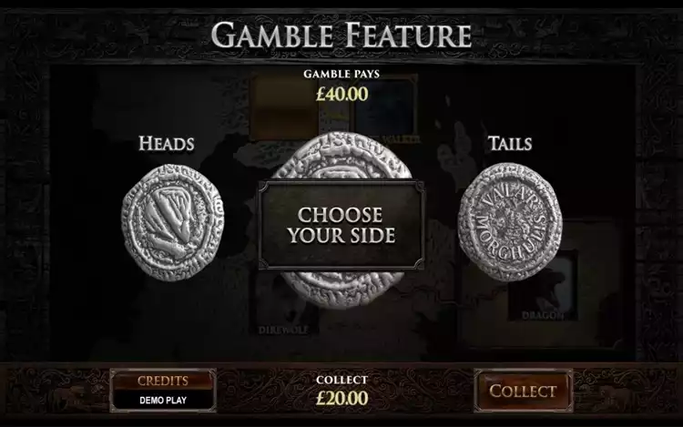 Game of Thrones - Gamble Feature