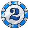 Generous Jack - Blue 2 Chip Symbol