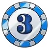 Generous Jack - Blue 3 Chip Symbol