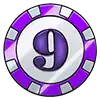 Generous Jack - Purple 9 Chip Symbol