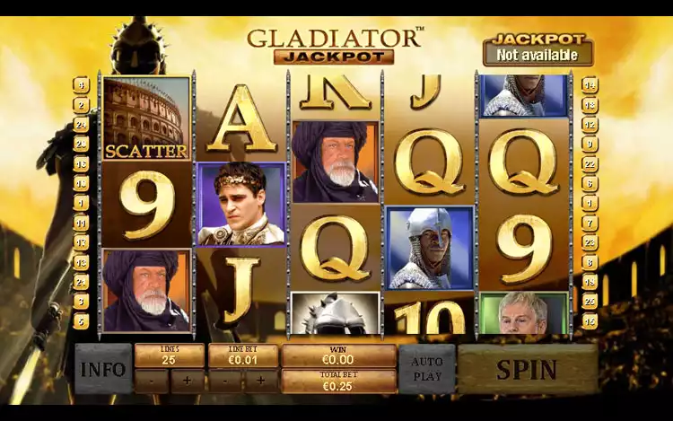 Gladiator slot - Game Graphics
