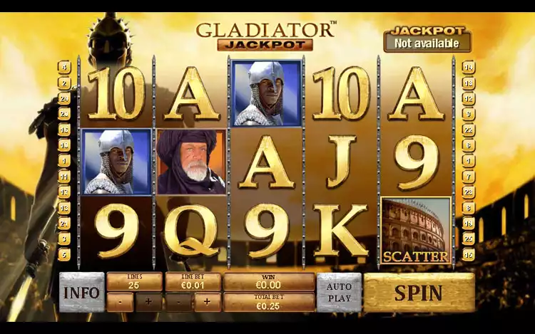 Gladiator slot - Step 1