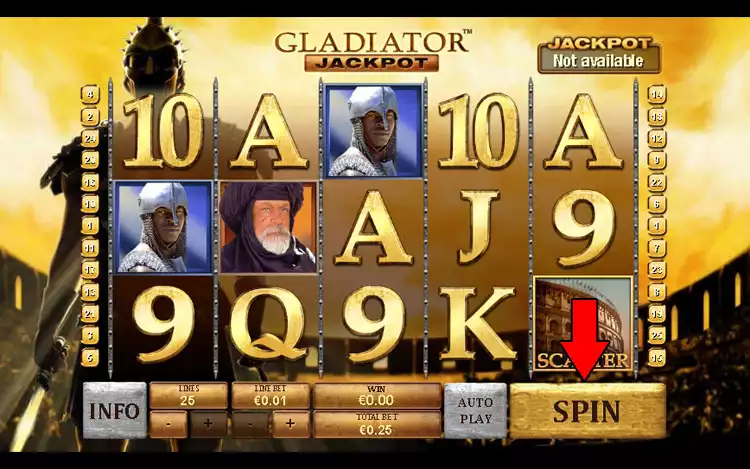 Gladiator slot - Step 3