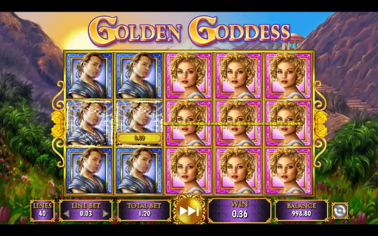 Golden Goddess - Stacked Symbols Feature